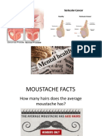 Moustache Facts & Prostate Cancer Signs