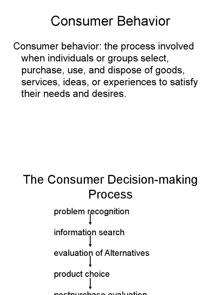 Understanding Consumer Behavior Dynamics | PDF | Consumer Behaviour ...