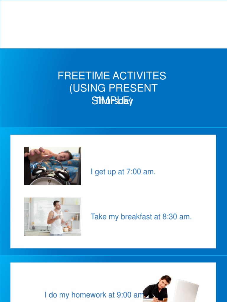 Daily Routine and Free Time Activities | PDF