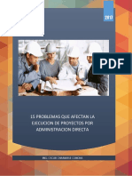 15 Problemas que Afectan la Ejecución de Proyectos por Administración Directa - Oscar Chariarse.pdf