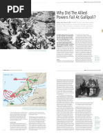15 BAR 165 Historical Why the Allied Powers Failed at Gallipoli