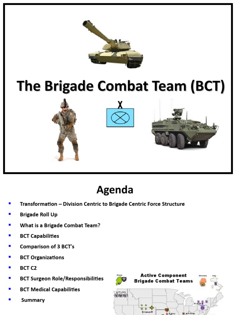 Brigade Combat Team Overview and Structure | PDF | Brigade | Battalion