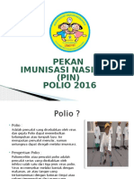 Pekan Imunisasi Nasional (Pin) Polio