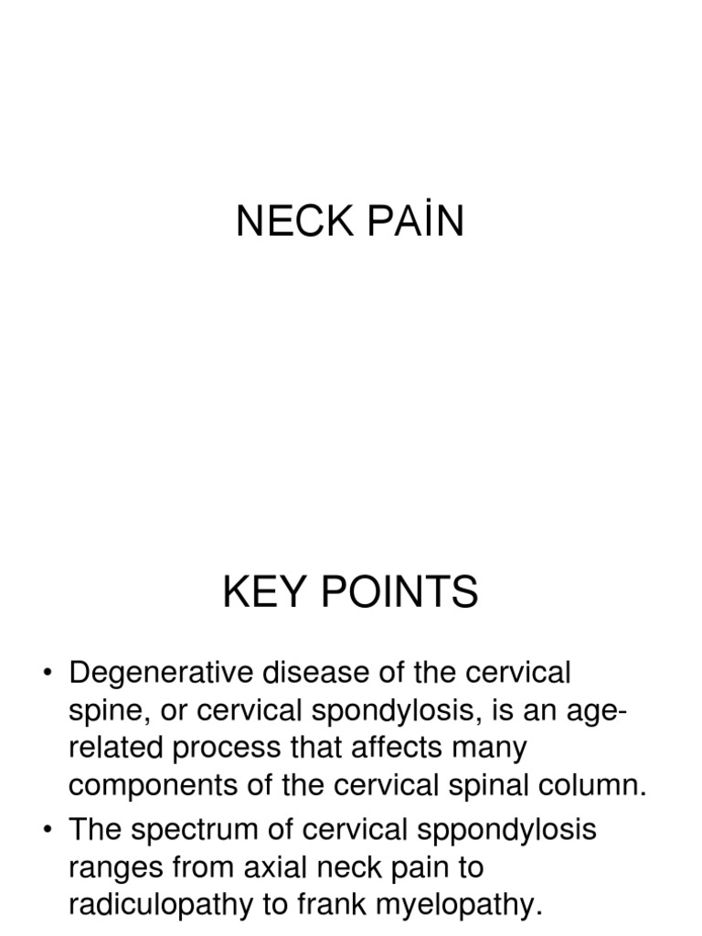 Understanding Cervical Spine Disorders: A Comprehensive Review of the ...