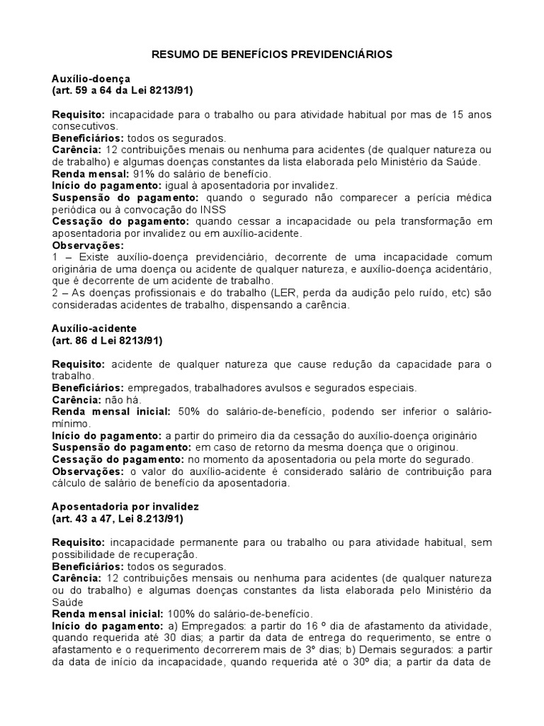 Acompanhamento Mensal dos Benefícios Auxílios-Doença