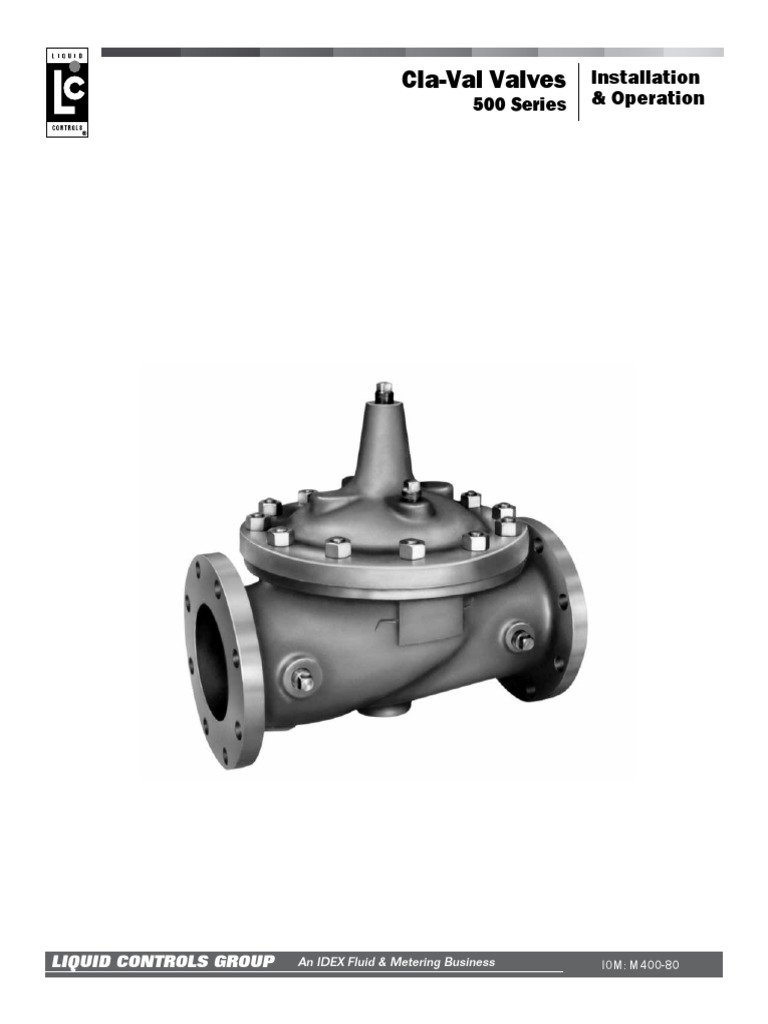 M400-80 (500 Series Valves) PDF | PDF | Valve | Nut (Hardware)