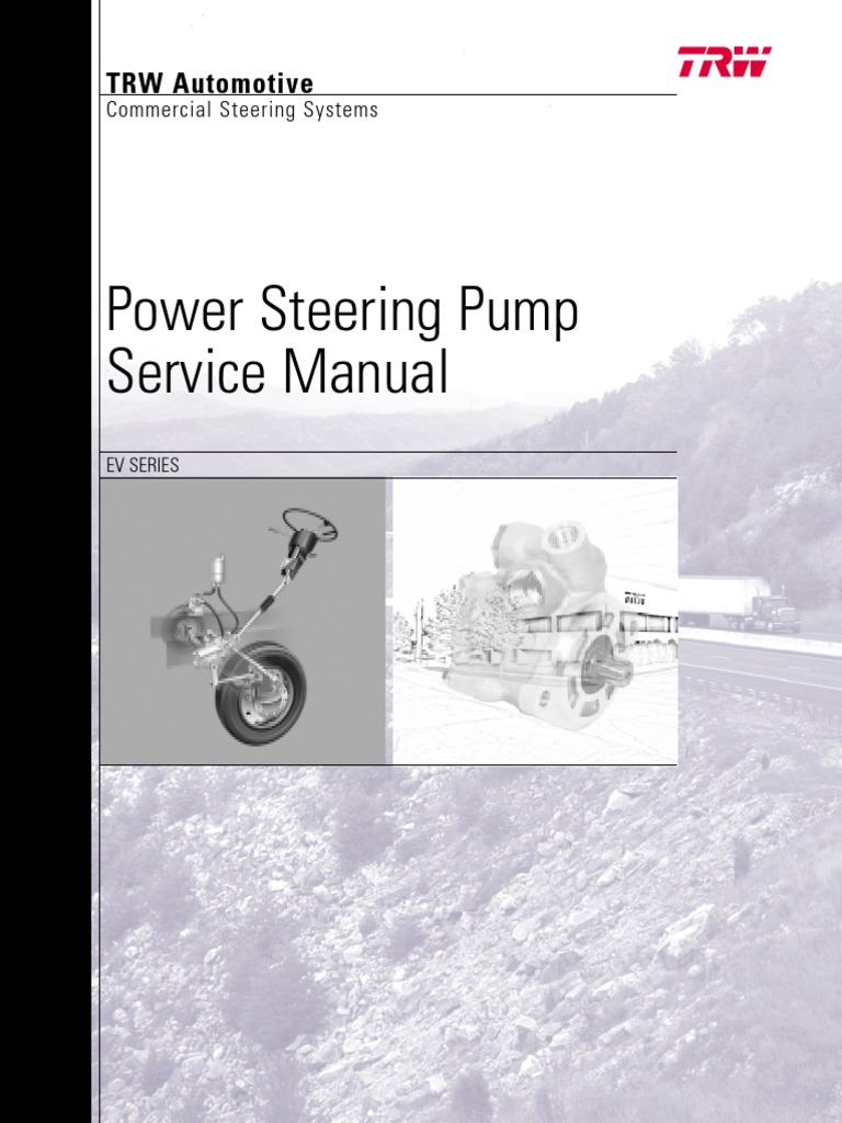 TRW1313 TRW Power Steering Pump EV Series.pdf Pump Valve