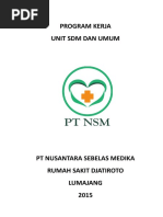 Download 1-2 PROGRAM KERJA UNIT SDM DAN UMUM doc by DuhitaFauzziaAgni SN350803574 doc pdf