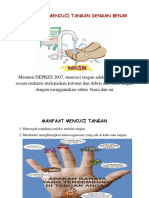 Lembar Balik 6 Langkah Mencuci Tangan Dengan Benar