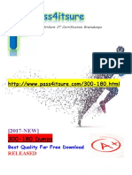 New Pass4itsure Cisco 300-180 Dumps PDF - DCIT Troubleshooting Cisco Data Center Infrastructure (DCIT)