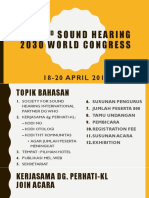 The 2nd Sound Hearing 2030 World Congress