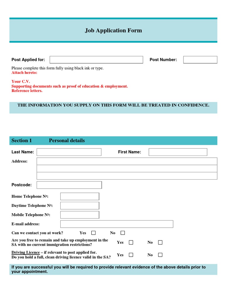 Application Form 1 PDF Disability Race And Ethnicity In The