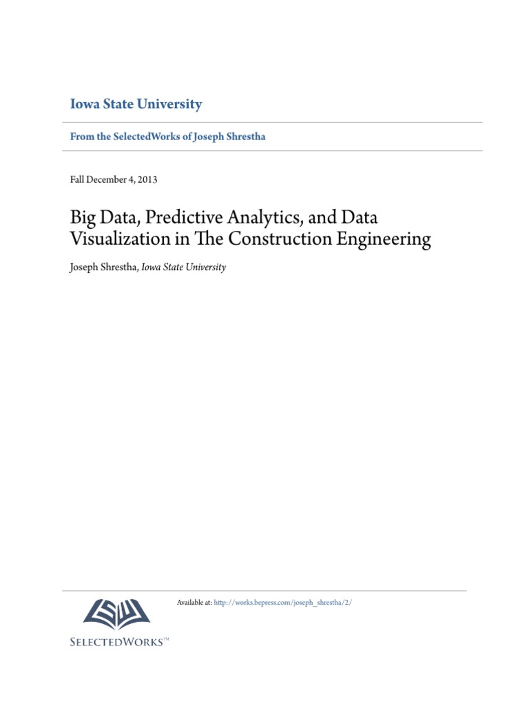 Big Data, Predictive Analytics, and Data Analytics in Construction ...
