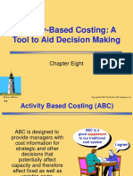 Activity Based Costing - Chapter 8