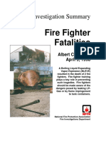 Fire Investigation Summary 5 - 1998