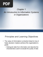 An Introduction To Information Systems in Organizations