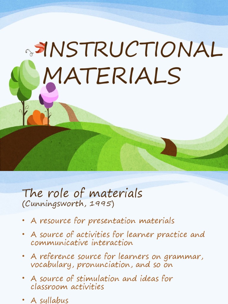 Instructional Materials PDF Textbook Phonograph