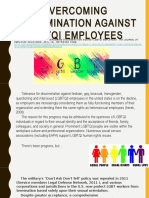 Overcoming Discrimination Against Lgbtqi Employees