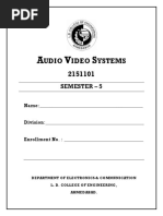 Lab Manual AVS