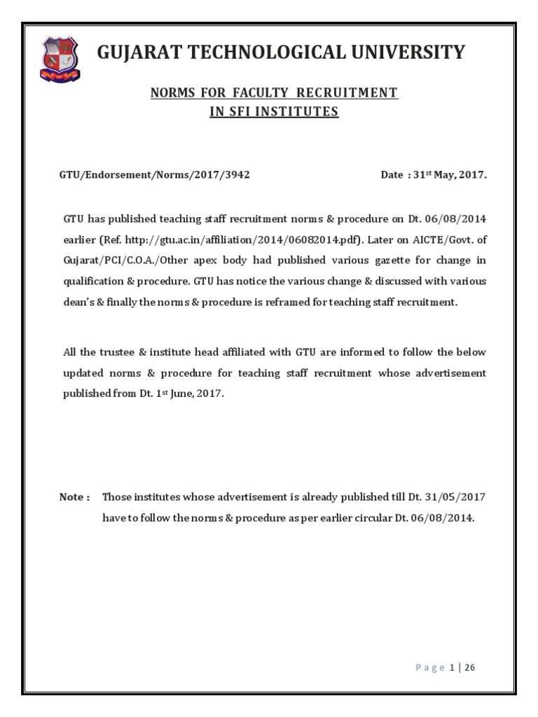 Final Norms For SF I | PDF | Academic Degree | Bachelor&rsquo;s Degree