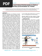 Health Care Monitoring System Based On Simple Microcontroller Internet of Things