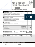 Delf Dalf b1 TP Candidat Coll Sujet Demo