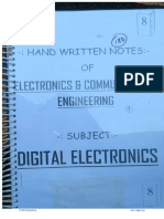 Digital Electronics and STLD Notes (Handwritten)