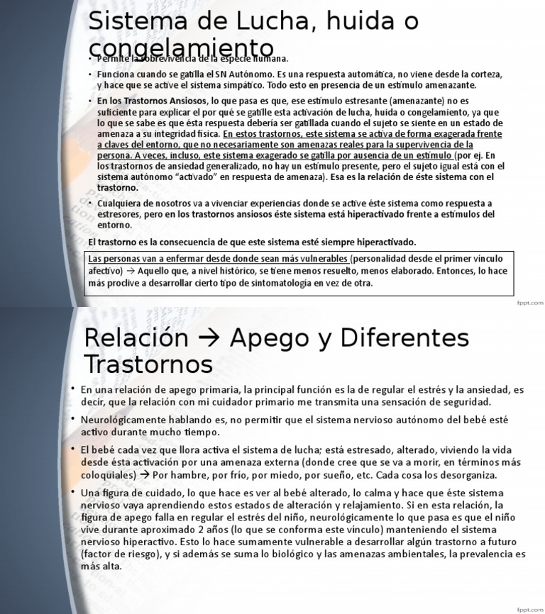 Explicación Reacción de Lucha, Huida o