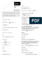 NSW BOS General Mathematics Solutions 2006: Section I Adbcbbdc