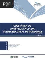 Coletânea Jurisprudencial - Turma Recursal Rondônia Vol1