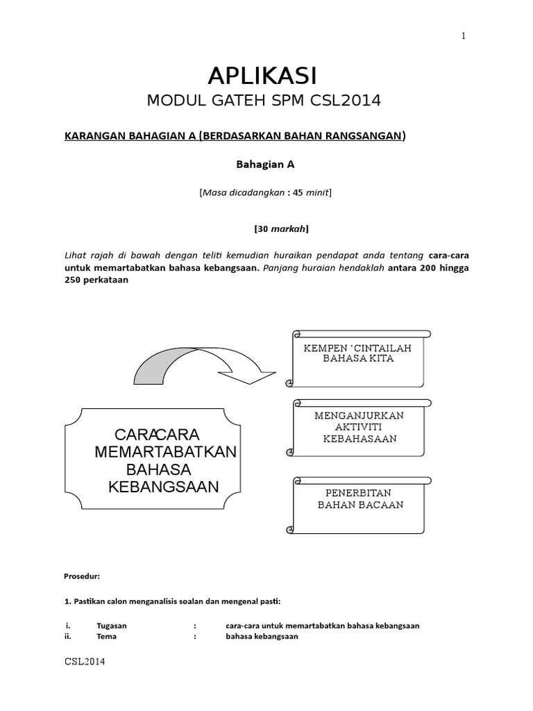 Langkah Memartabatkan Bahasa Melayu Dalam Kalangan Pelajar