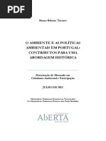 O Ambiente e As Políticas Ambientais em Portugal