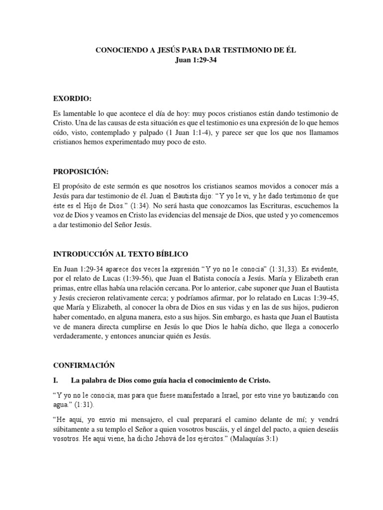 Conociendo A Jesús | PDF | Cristo (título) | Juan el Bautista