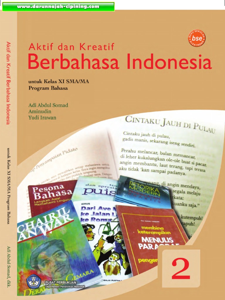 Aktif Dan Kreatif Berbahasa Indonesia Untuk SMA MA Kelas XI