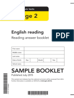 Sample Ks2 Englishreading Readinganswerbooklet