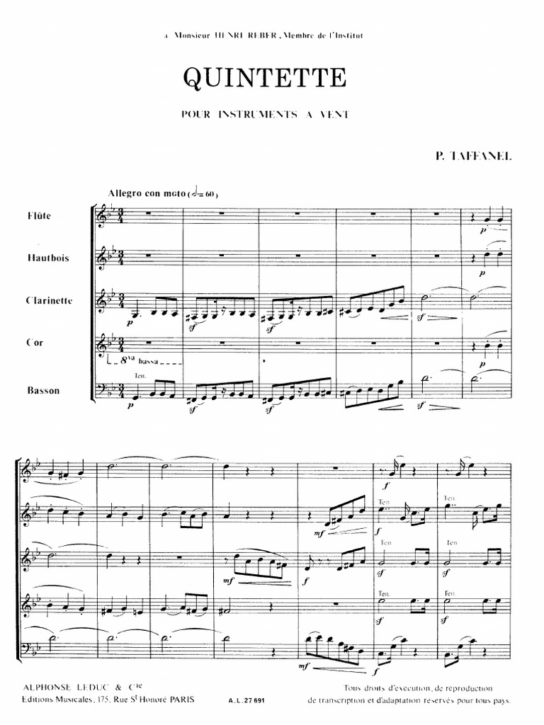 Taffanel Wind Quintet PDF