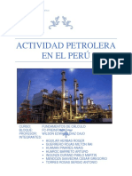 Actividad Petrolera en El Peru
