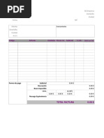 Modelo Factura Excel