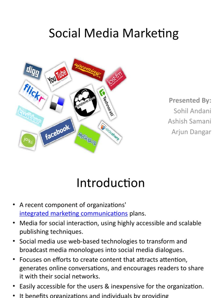 Social Media Marketing Overview | PDF | Marketing | Popular Culture ...