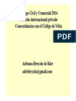 DA Clase El Derecho Internacional Privado en El Codigo Civil y Comercial Dreyzin Ppt