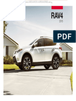 Catalogo Especificaciones Detalles Camioneta Rav4 Toyota 2015