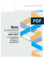 Guía de Estudios para La Evaluación Diagnóstica 2016-2017