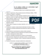 1487595675check List de Documentação para A Gestão de Resíduos Sólidos em Conformidade Legal PDF