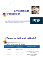 Método y Reglas de Transacción