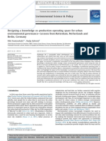 Designing A Knowledge Co-Production Operating Space For Urban Environmental Governance-Lessons From Rotterdam, Netherlands and Berlin, Germany