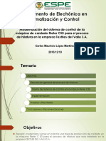 Automatización y Control de Hilos