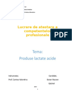 Atestat Produse Lactate Acide