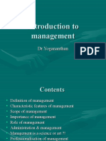 Intro To Management