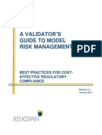 Validators Guide To Model Risk Management by RiskSpan