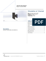 Simulation of Bracket Analysis